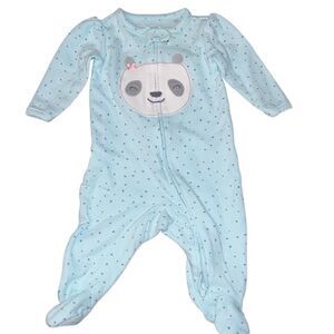 Girls outfit size 3 months panda sleeper